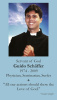 Servant of God Guido Schaffer Holy Card